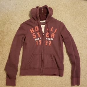 Hollister zip up sweatshirt